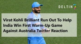 Virat Kohli Brilliant Run Out To Help India Win First Warm-Up Game Against Australia – Twitter Reactions
