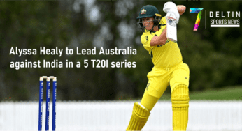 Alyssa Healy to Lead Australia against India in a 5 T20I series