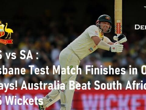 AUS vs SA Brisbane Test Match