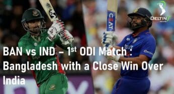 BAN vs IND – 1st ODI Match: Bangladesh with a Close Win Over India