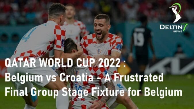 Belgium vs Croatia Group Stage
