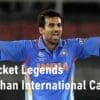 India Cricket Legends Zaheer Khan International Career