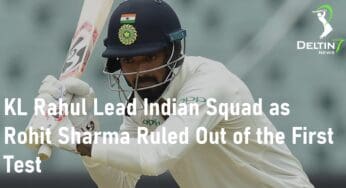 KL Rahul Lead Indian Squad as Rohit Sharma Ruled Out of the First Test: