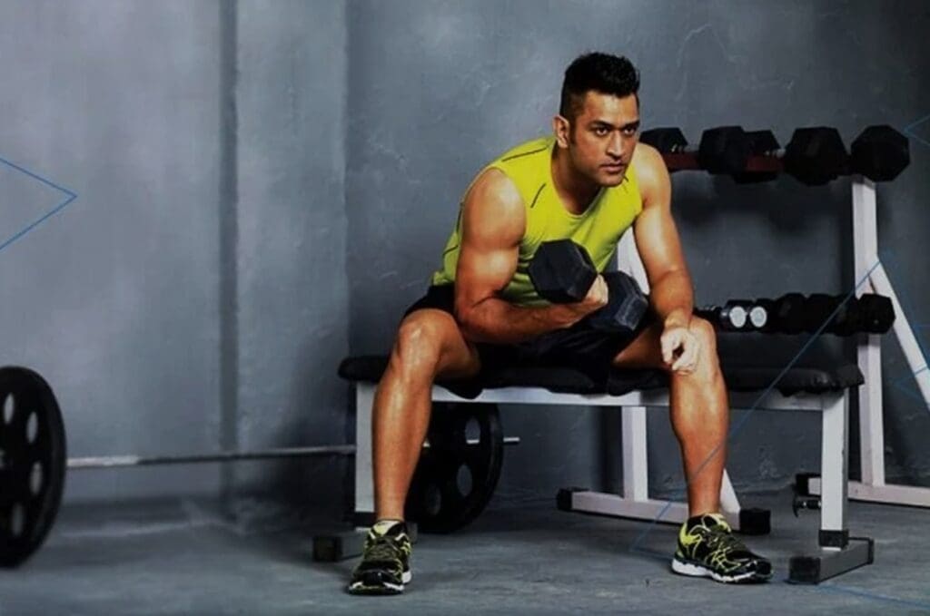 MS Dhoni WC Fitness