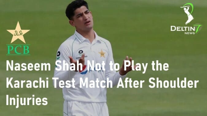 Naseem Shah Shoulder Injuries Karachi Test Match