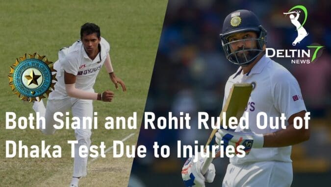 Rohit Ruled Out of Dhaka Test Due to Injuries