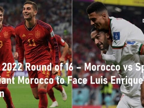 morocco vs spain round of 16