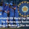 BCCI ODI World Cup 2023 Mumbai 7 Star Hotel