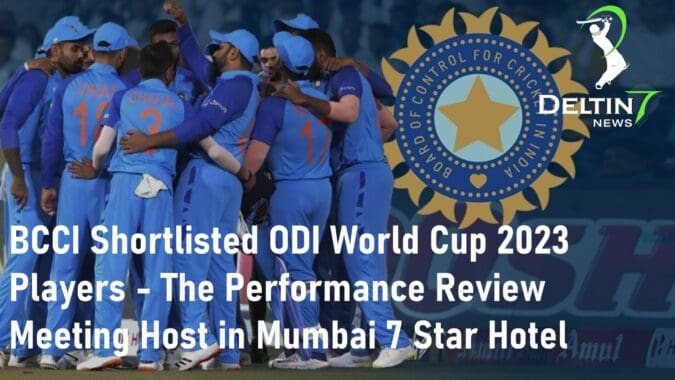 BCCI ODI World Cup 2023 Mumbai 7 Star Hotel