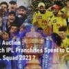 IPL 2023 Auction How Much IPL Franchises Spent to Complete Their IPL Squad 2023