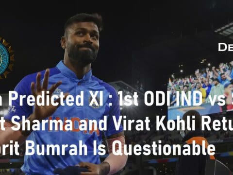 India Predicted XI for 1st ODI IND vs SL Rohit Sharma and Virat Kohli Return