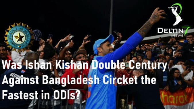Ishan Kishan Double Century Against Bangladesh Circket the Fastest in ODI