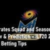 MI Emirates Squad ILT20 2023 Cricket Betting Tips
