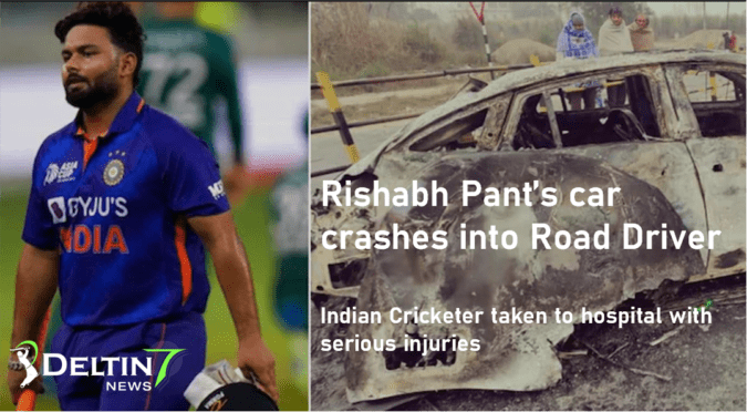 Rishabh Pant’s car crashes into Road Driver | Indian Cricketer taken to hospital with serious injuries