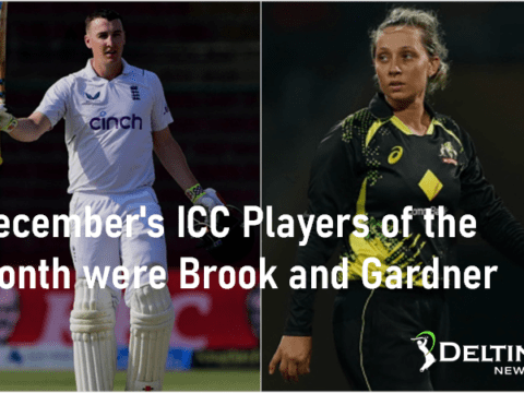 December's ICC Player of the Month were Brook and Gardner