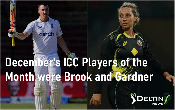 December's ICC Player of the Month were Brook and Gardner