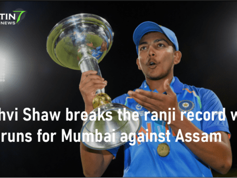 Prithvi Shaw breaks the ranji record with 379 runs for Mumbai against Assam