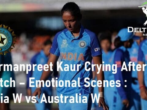 Harmanpreet Kaur Crying Indian Women Captain India W vs Australia W
