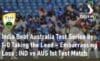 India Beat Australia Test Series IND vs AUS 1st Test
