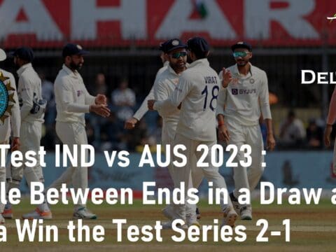 4th Test IND vs AUS 2023 India Win the Test Series 2-1