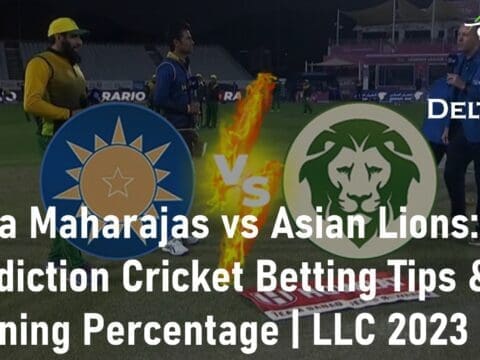 India Maharajas vs Asian Lions LLC 23 Match Prediction Cricket Betting Tips LLC 23 Cricket Winning Percentage