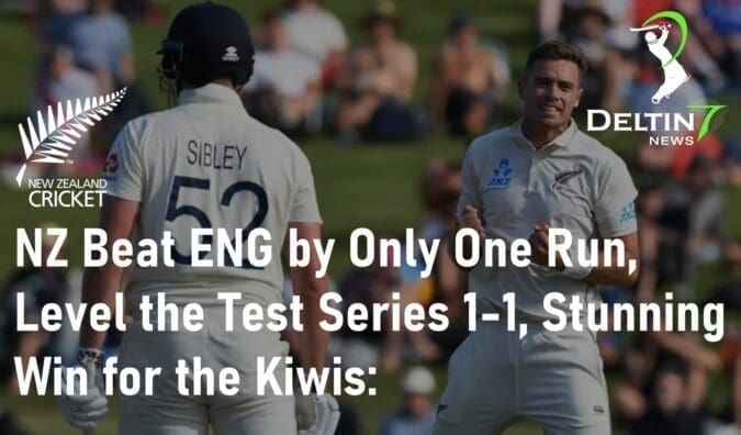 New Zealand Beat England Stunning Win for the Kiwis NZ vs ENG Test 2023