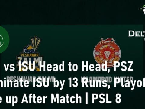 Peshawar Zalmi vs Islamabad United Head to Head, PSZ Dominate ISU PSL Playoffs