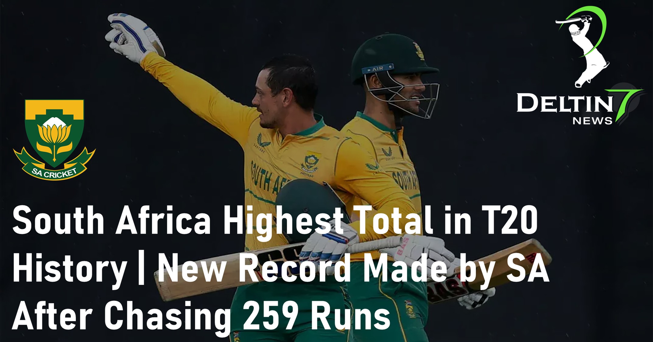 South Africa Highest Total in T20 History New Record Made by South Africa T20 History Highest Score
