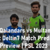 PSL 2023 LQ vs MS Prediction