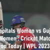 WPL 2023 DC vs GG Match Prediction