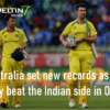 Australia set new records