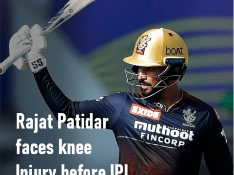 Rajat Patidar faces knee Injury