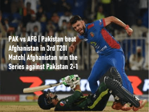 Pakistan beat Afghanistan in 3rd T20I