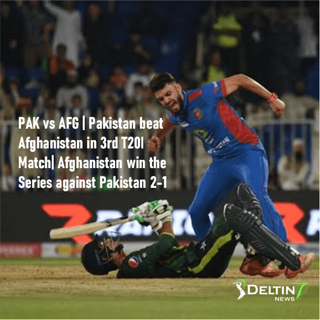 Pakistan beat Afghanistan in 3rd T20I