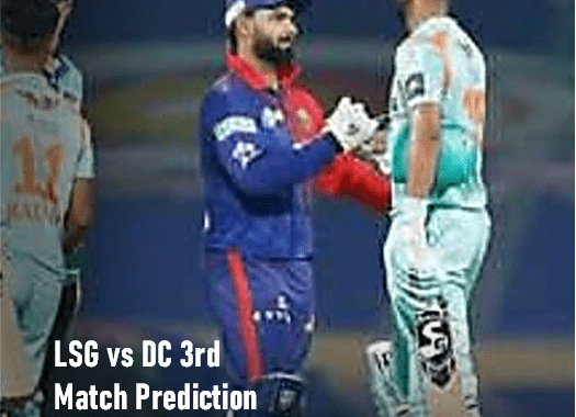 LSG vs DC 3rd Match Prediction