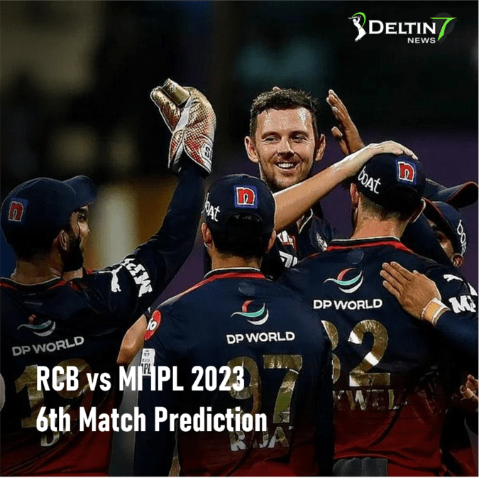 RCB vs MI IPL 2023 6th Match Prediction