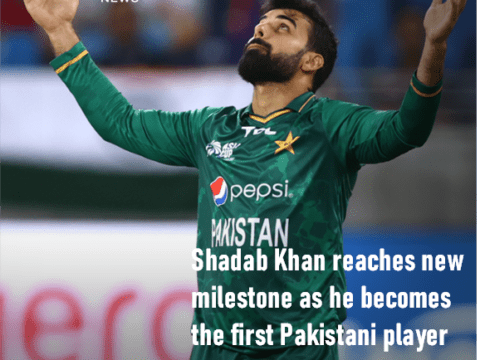 Shadab Khan reaches new milestone
