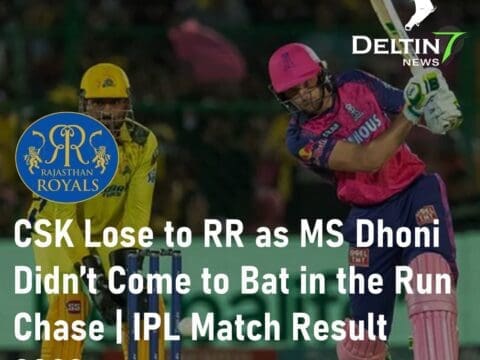 CSK Lose to RR MS Dhoni Rajasthan Royals vs Chennai Super Kings IPL Match Result 2023