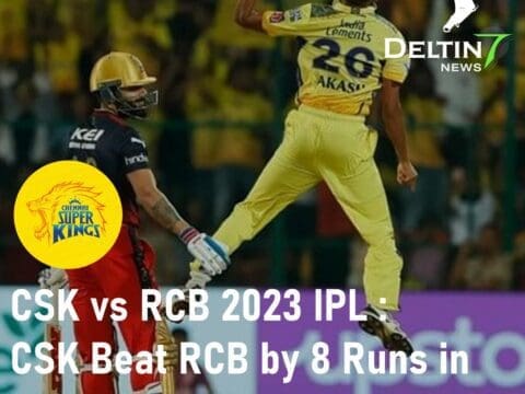 CSK vs RCB 2023 IPL Beat Royal Challengers Bangalore by 8 Runs Run-Fest at Chinnaswamy