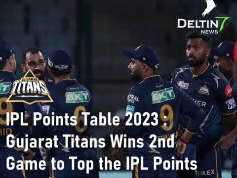 IPL Points Table 2023 Gujarat Titans Wins 2nd Game GT vs DC IPL 2023