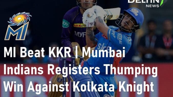 MI Beat KKR Win Against Kolkata Knight Riders Nitish Rana's 100