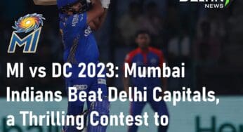 MI vs DC 2023: Mumbai Indians Beat Delhi Capitals in a Thrilling Contest to Register Their 1st Win of the Season