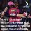 RR vs GT 2023 Report Rajasthan Royals Beat Gujarat Titans IPL 2023