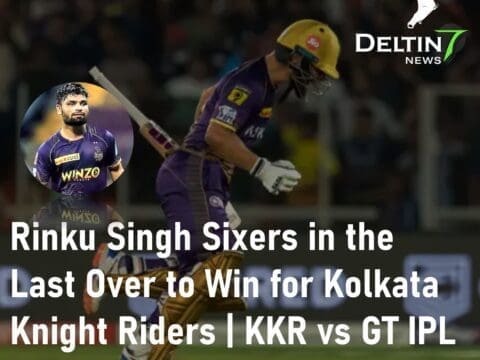 Rinku Singh Sixers Win for Kolkata Knight Riders KKR vs GT IPL 2023