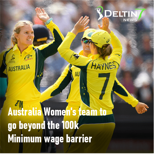 Australia women's team go beyond 100k minimum wage barrier