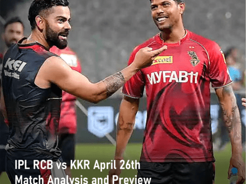 IPL RCB vs KKR Apr 26 Prediction