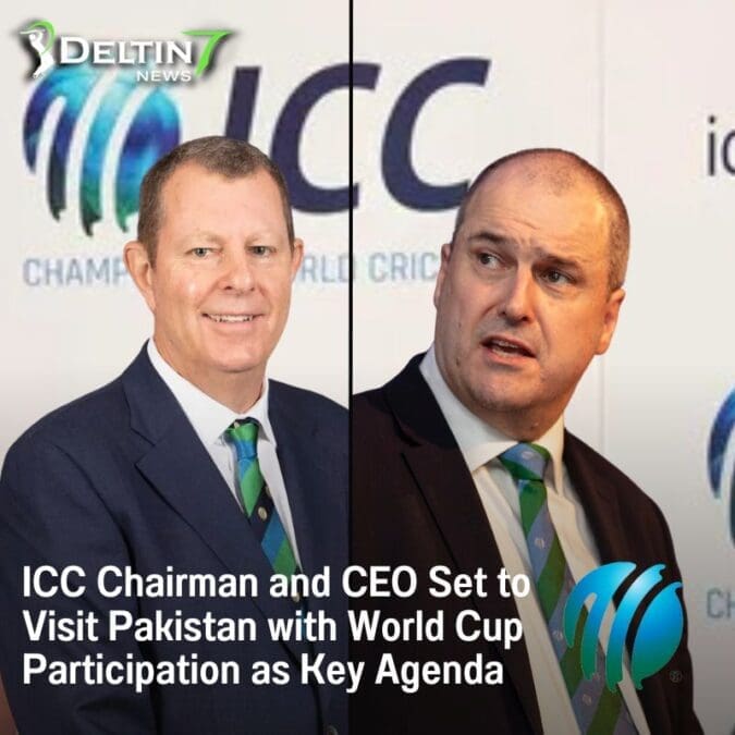 ICC Chairman and CEO Set to Visit Pakistan with World Cup Participation as Key Agenda