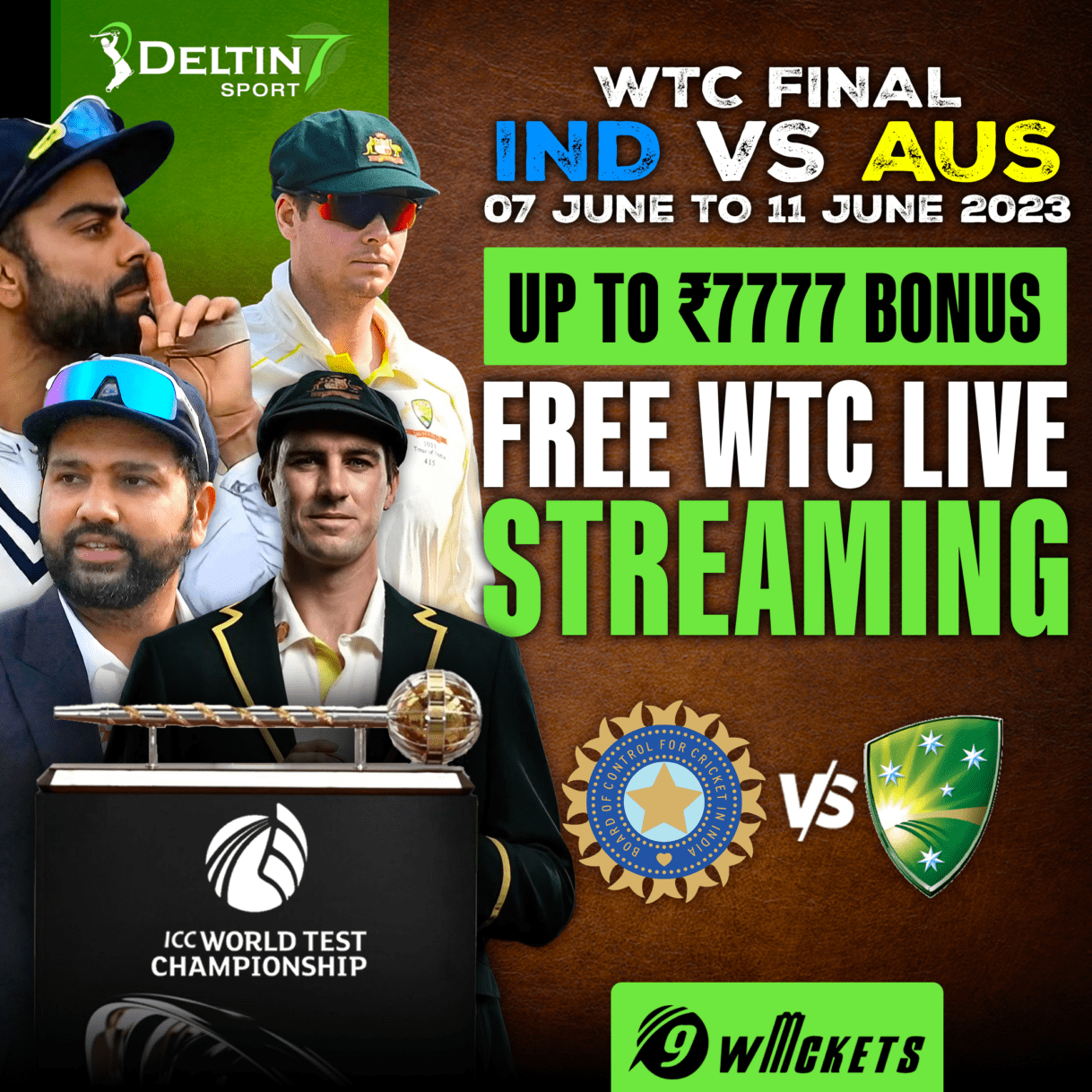 How to watch WTC final streaming for FREE?