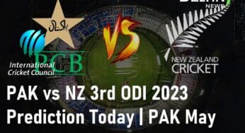 PAK vs NZ 3rd ODI 2023 Cricket Prediction Today | Pakistan May Move to the Top of ICC Ranking ODI After Winning the Series: