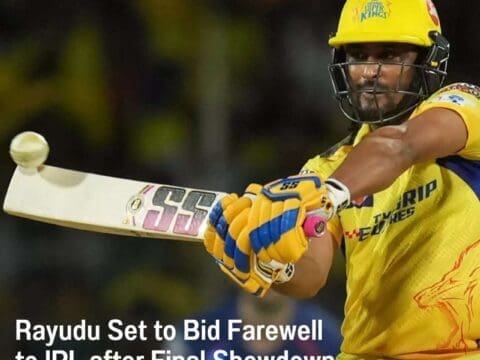 Rayudu Set to Bid Farewell to IPL after Final Showdown with Titans